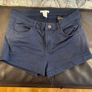 Navy blue h and m shorts